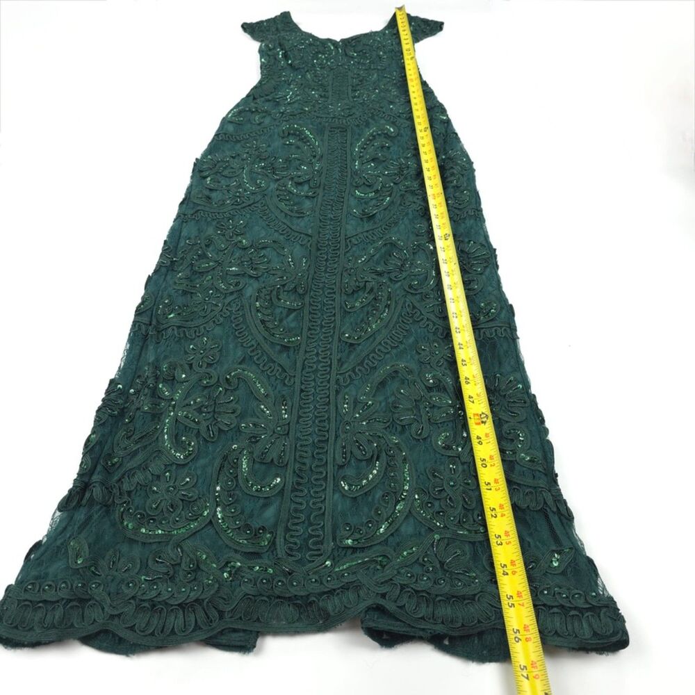 VINTAGE Sue Wong Bead Embellished Maxi Gown Romantic Feminine Ethereal Formal 4 - Picture 6 of 16